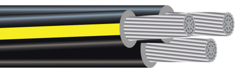 Southwire Underground Service Entrance Cable, 4/0-4/0-2/0 AWG, 500-Ft. (500')