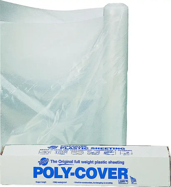 Orgill Poly 6X84-C Poly Film 6 Mil Plastic Clear Polyethylene Film (6 MIL 8/4 X 100 ft.)