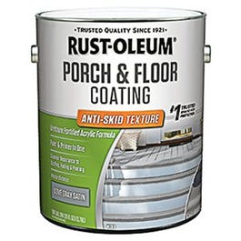 Porch & Floor Urethane Finish Paint, Dove Gray, Anti-Skid Texture, Gallon