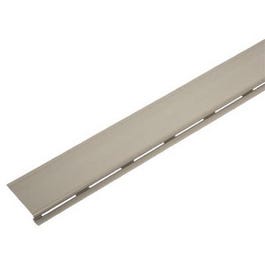 Gutter Cover, Fits Standard 4, 5 & 6-In. Metal Gutter, Clay PVC, 4-Ft.