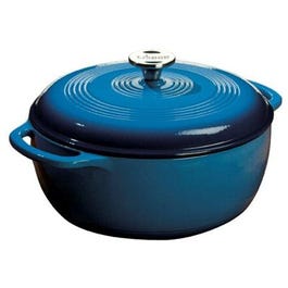 Dutch Oven, Blue Enamel/Cast Iron, 6-Qts.