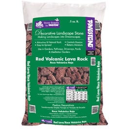 Decorative Landscape Red Lava Rock,  .5-Cu. Ft.