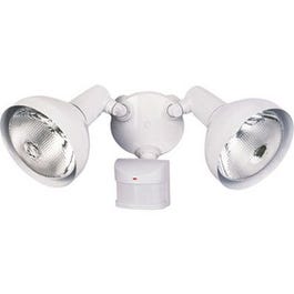 Halogen Security Light, DualBrite Motion-Activated, White, 240-Watt