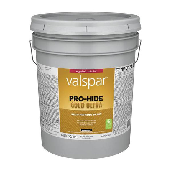 Valspar® Pro-Hide® Gold Ultra Interior Self-Priming Paint Eggshell 5 Gallon Pastel Base (5 Gallon, Pastel Base)