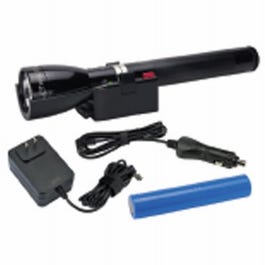 MagCharger LED Rechargeable Flashlight System, Black, 12-Volt