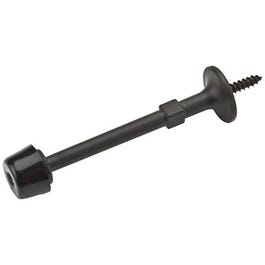 Door Stop, Rigid, Oil-Rubbed Bronze, 3-In.