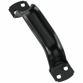 Door Pull, Extra Heavy, Black, 6-3/4-In.