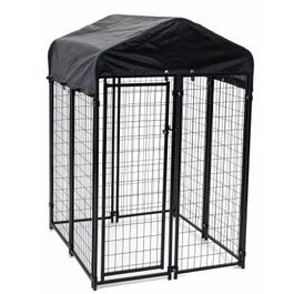 Uptown Pet Kennel, Welded Wire, 4 x 4 x 6-Ft.