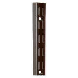 Shelf Standard, Dual Track, Black Steel, 63-In.