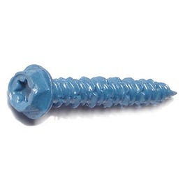 Masonry Screw, 3/16 x 1-3/4-In. Star Hex Head, 100-Pk.