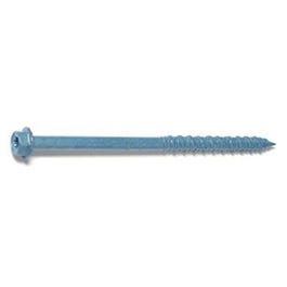 Masonry Screw, 1/4 x 4-In. Star Hex Head, 100-Pk.