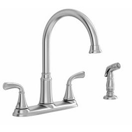 Tinley High Arc Kitchen Faucet With Spray, Dual-Control, Stainless Steel