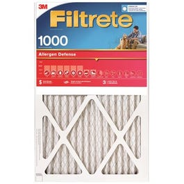 Micro Allergen Filter, 3-Month, Red, 18 x 24 x 1-In.