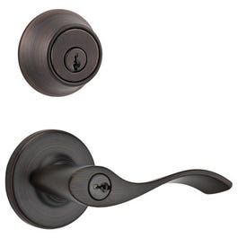 Balboa Entry Lever & Deadbolt Combo Pack, Venetian Bronze