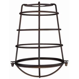 Cage Lamp Shade, Oil-Rubbed Bronze, 8-In.