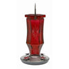 Hummingbird Feeder, Vintage Ruby Starburst