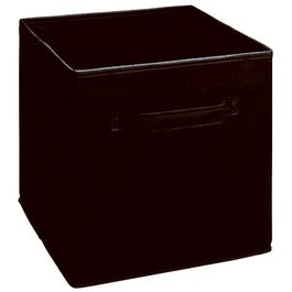 Fabric Drawer, Black, 11 x 10.5 x 10.5-In.