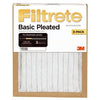 Furnace Filter, Pleated, 16 x 25 x 1-In., 3-Pk.