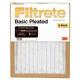 Furnace Filter, Pleated, 14 x 25 x 1-In., 3-Pk.