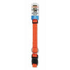 Reflective Padded Dog Collar, Orange, 1 x 18-26-In.