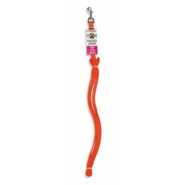 Reflective Padded Dog Leash, Orange, 5/8-In. x 6-Ft.