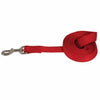 Dog Leash, Red, 2-Ply Nylon, 6-Ft