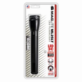 LED Flashlight, Black, 3 C Batteries