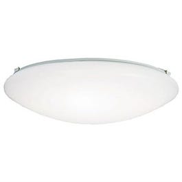 LED Light Fixture, Flush Mount, 2400 Lumens, 120-Volt, 19-In.