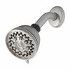 6-Setting Fixed-Mount Showerhead, Nickel