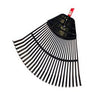 24-In. Poly Leaf Rake, Fiberglass Handle