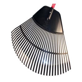 30-In. Poly Leaf Rake, Fiberglass Handle