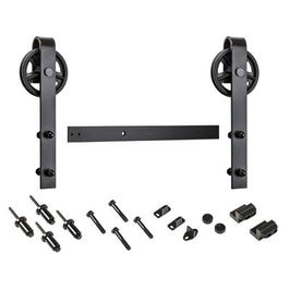 Sliding Door Hardware Kit, Big Wheel, Bronze