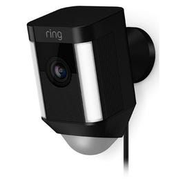 Spotlight Wi-Fi Security Camera, Wired, Black