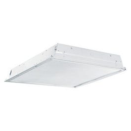 LED Troffer Recessed Fluorescent Light Fixture, 2 x 2-Ft.