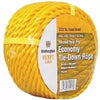 Wellington Cordage 3/8-Inch x 50-Ft. Yellow Polypropylene Rope (3/8 x 50')