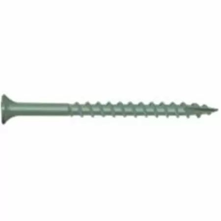 National Nail Screw Bulge Head Star Drive - 4 inch x 10, Green