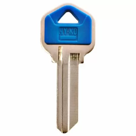 HyKo Key Blank - Kwikset Kw1Pb Plastic Head (Blue) (Blue)