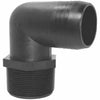 Green Leaf  Hose to Pipe Elbow, 90 deg, 1/4 in, Barb x MPT, Polypropyle