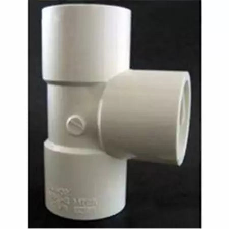 Ipex Pipe Tee, 3/4 in, Socket x Socket x FPT, 150 psi at 73 deg F, SCH 40, White (3/4)