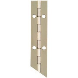 1-1/16 x 48-In. Nickel Continuous Hinge