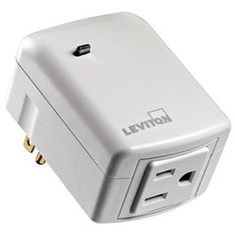 Z-Wave Wi-Fi Appliance Module, Enabled Scene Capable, LED Locator, White, 15-Amp