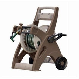Slide Trak Hosemobile Hose Reel Cart, Mocha/Taupe, 175-Ft.