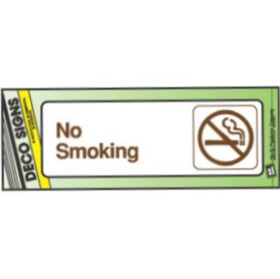 HyKo No Smoking Sign 3 X 9 - Plastic (3 X 9)