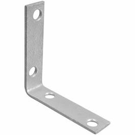 Corner Brace, Galvanized, 2.5 x 5/8-In.