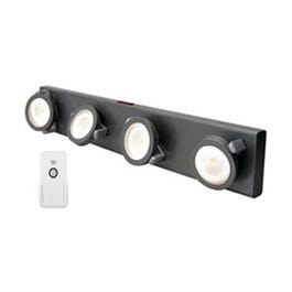 LED Track Light With Remote, Gray