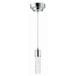 LED Mini Pendant Light, 360 Lumens, 8-Watt, Chrome