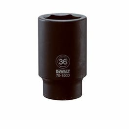 Metric Deep Impact Socket, 6-Point, 3/4-In. Drive, 36mm