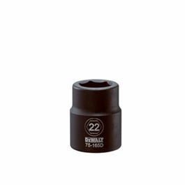 Metric Impact Socket, 6-Point, 3/4-In. Drive, 22mm