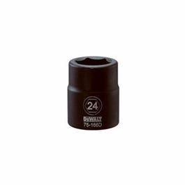 Metric Impact Socket, 6-Point, 3/4-In. Drive, 24mm