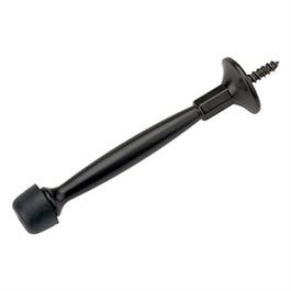Rigid Door Stop, Oil-Rubbed Bronze, 4-In.